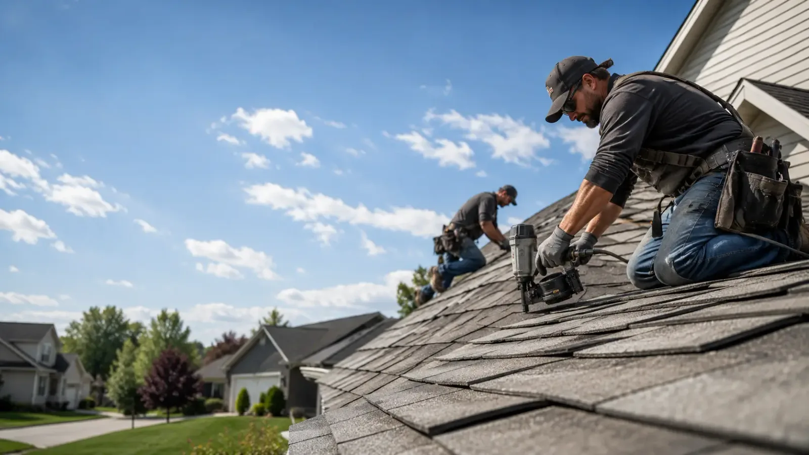 Storm Damage Roof Repair in Cambria, IL near me